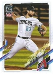 2021 Topps UK Edition Base Set Zac Gallen #54 card