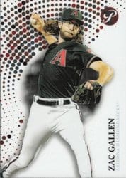 2022 Topps Pristine Base Set Zac Gallen #12 card