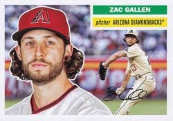 2023 Topps Archives Base Set Zac Gallen #30 card