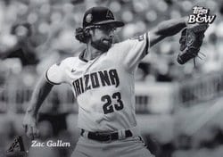 2023 Topps Black & White Base Set Zac Gallen #14 card