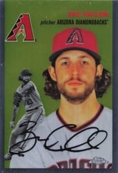 2023 Topps Chrome Platinum Anniversary Base Set Zac Gallen #196 card