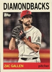 2025 Topps Archives Base Set Zac Gallen #54 card