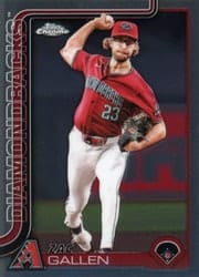 2025 Topps Chrome Base Set Zac Gallen #4 card