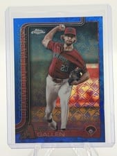 2025 Topps Chrome Logofractor Edition Base Set Zac Gallen #4 card