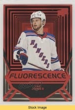 2021-22 Upper Deck Fluorescence Red Zac Jones #FL-36 card