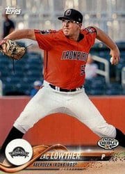 2018 Topps Pro Debut Base Set Zac Lowther #51 card