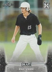 2020 Leaf Draft Base Set Zac Veen #32 card