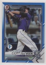 2021 Bowman 1st Edition Zac Veen Blue Foil #BFE-3 card