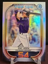 2021 Bowman Scouts' Top 100 Zac Veen #BTP-54 card