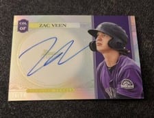 2021 Bowman Sterling Tender Autographs Zac Veen #STA-ZV card