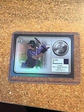 2022 Bowman Platinum Minted in Merit Autographs Zac Veen #MM-3 card