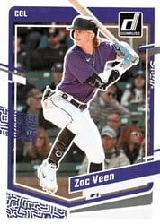 2023 Donruss Base Set Zac Veen #99 card