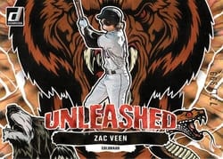 2023 Donruss Unleashed Zac Veen #U3 card