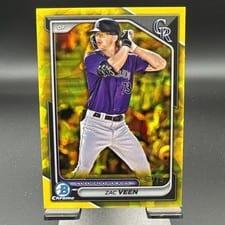 2024 Bowman Draft Sapphire Edition Base Set Zac Veen #BDC-61 card