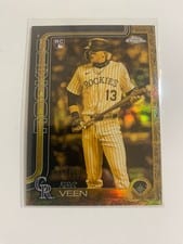 2025 Topps Gilded Collection Chrome Cast in Gold Zac Veen #CG-12 card