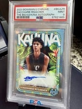 2023-24 Bowman University Chrome The Big Kahuna Autographs Zaccharie Risacher #BKA-ZR card