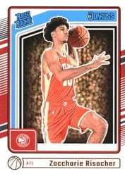 2024-25 Donruss Base Set Zaccharie Risacher #219 card