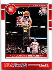 2024-25 Haunted Hoops Base Haunted Hoops Zaccharie Risacher #245 card