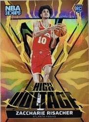 2024-25 Hoops High Voltage Zaccharie Risacher #12 card