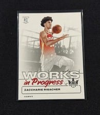 2024-25 Panini Court Kings Works in Progress Zaccharie Risacher #7 card