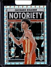 2024-25 Panini Mosaic Notoriety Zaccharie Risacher #10 card