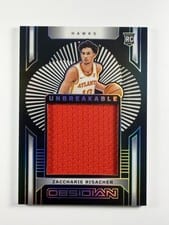 2024-25 Panini Obsidian Unbreakable Memorabilia Zaccharie Risacher #UM-ZRA card