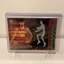 2024-25 Panini Photogenic Rookies In Motion Set Zaccharie Risacher #4 card