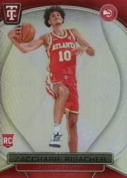 2024-25 Panini Totally Certified Base Set Zaccharie Risacher #144 card