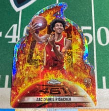 2024-25 Topps Chrome 451 Zaccharie Risacher #451-16 card