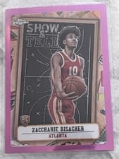 2024-25 Topps Chrome Show and Tell Zaccharie Risacher #ST-11 card