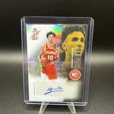 2025-26 Topps Signature Class Veteran Class Chrome Autographs Zaccharie Risacher #VCC-ZR card