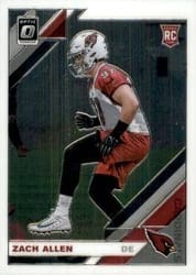 2019 Donruss Optic Base Set Zach Allen #150 card