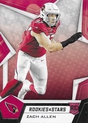 2019 Panini Rookies & Stars Base Set Zach Allen #178 card