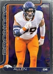 2025 Topps Chrome Base Set Zach Allen #95 card