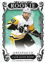 2018-19 Upper Deck Artifacts Base Set Zach Aston-Reese #171 card