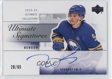 2023-24 Upper Deck Ultimate Collection 2003-04 Retro - Signatures Zach Benson #ZB-A card