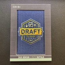2024-25 O-Pee-Chee First Round Draft Patches Zach Benson #DP-4 card