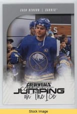 2024-25 Upper Deck Credentials Jumping on the Ice Zach Benson #JI-ZB card