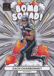 2023 Donruss Bomb Squad Zach Charbonnet #BS-30 card