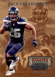 2023 Panini Contenders Rookie Stallions Zach Charbonnet #16 card