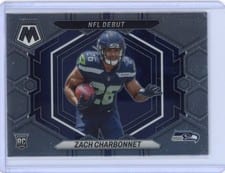 2023 Panini Mosaic NFL Debut Zach Charbonnet #ND-11 card