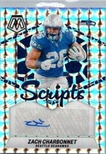 2024 Panini Mosaic Scripts Zach Charbonnet #SC-ZCH card