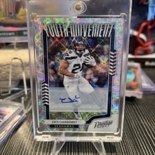 2024 Panini Prestige Youth Movement Xtra Points Autographs Zach Charbonnet #YM-ZCT card