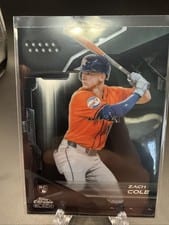 2026 Topps Chrome Black Base Set Zach Cole #137 card