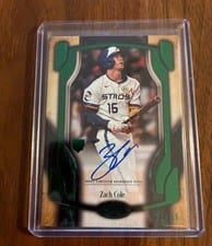 2026 Topps Tier One Break Out Autographs Zach Cole #BOA-ZC card