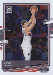 2020-21 Donruss Optic Base Set Zach Collins #124 card