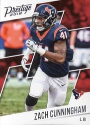 2018 Panini Prestige Base Set Zach Cunningham #78 card