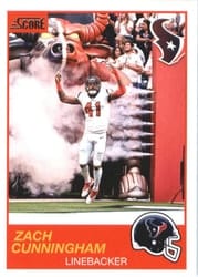 2019 Score Base Set Zach Cunningham #51 card