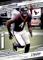 2021 Panini Prestige Base Set Zach Cunningham #31 card