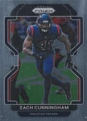2021 Panini Prizm Base Set Zach Cunningham #38 card